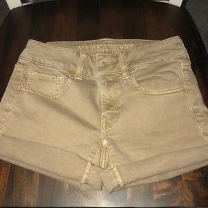American eagle khaki shorts